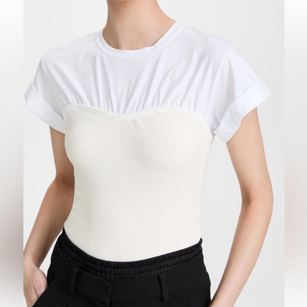 A.L.C. Frankie corset tee top